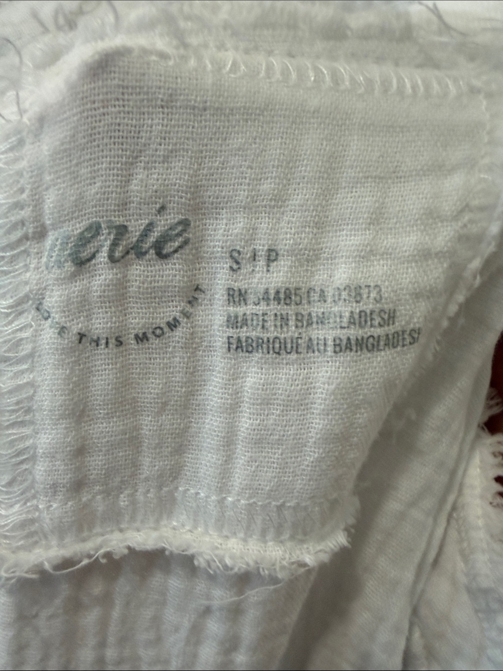 aerie White Gauze Button-Down Oversized Shirt - Picture 7 of 7